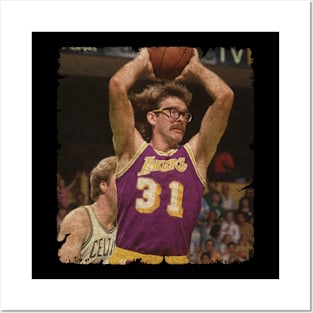 Kurt Rambis in Lakers #31 Posters and Art